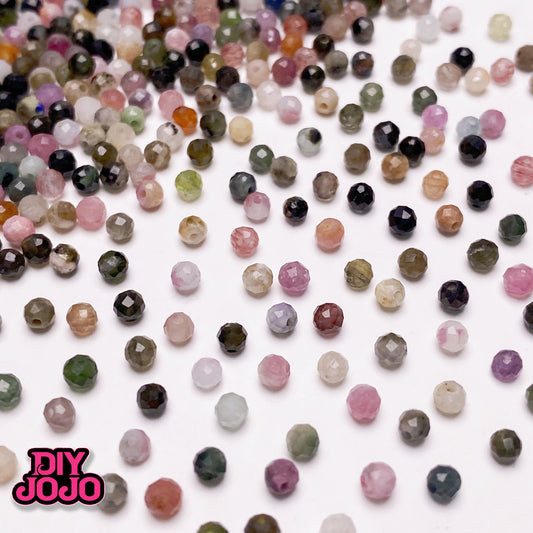 【R2861】色彩ある世界ーDIY JOJO厳選  天然5Aミニトルマリン（約3ｍｍ）